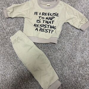 Baby Sweatshirt and Pants Set